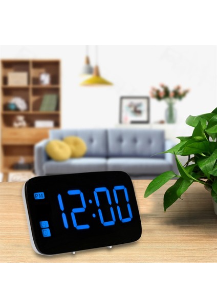 Ses Kontrollü USB Şarjlı LED Ekranlı Çalar Saat - Yatak Odası, Seyahat, Ofis (Yurt Dışından) fiyatları