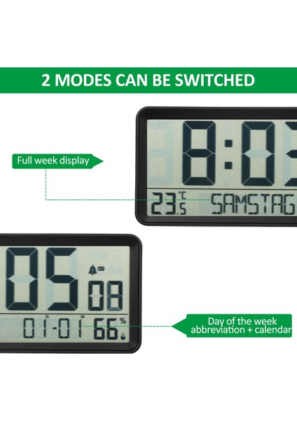 LCD Dijital Çalar Saat Sıcaklık Nem Pil Aydınlatma Erteleme (Yurt Dışından) indirimleri
