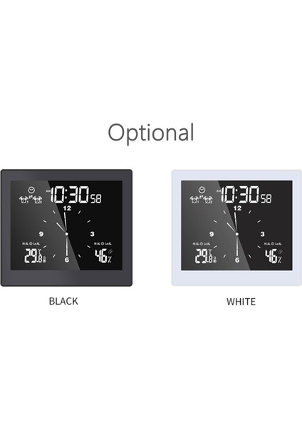 Dijital Saat Sıcaklık Nem Göstergeli Su Geçirmez LCD Alarmlı Banyo ve Iç Mekan Kullanımı (Yurt Dışından) fiyatları