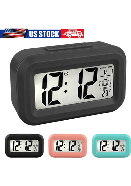 Şeker Renkli Çocuk LED Dijital Ekranlı Alarm Saati (Yurt Dışından) modelleri