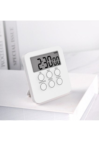 Manyetik Dijital Zamanlayıcı Saat 24H LCD Geri Sayım Alarmı, Mutfak ve Ofis (Yurt Dışından)