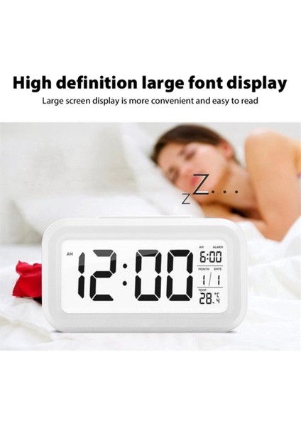 LCD Seyahat Çalar Saati - Geniş Ekran, (Yurt Dışından)