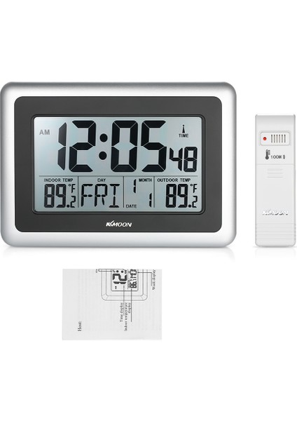 Iç/dış Termometre - Hava Tahmini ve Otomatik Kalibrasyon (Yurt Dışından) fırsatları