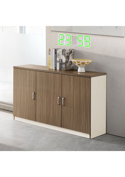 3D LED Duvar Saati Sıcaklık Göstergeli Geniş Ekran Dijital Alarm Ev & Ofis (Yurt Dışından)