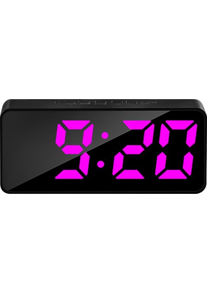 Dijital Duvar Saati: Uygulamayla 100 Renk, Sıcaklık, Alarm ve Erteleme (Yurt Dışından)