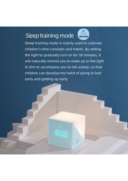 Rubik Küpü Alarmlı Ses Kontrollü USB Şarjlı LED Saat (Yurt Dışından) modelleri