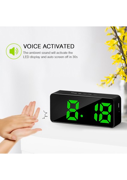 Dijital Duvar Saati: Uygulamayla 100 Renk, Sıcaklık, Alarm ve Erteleme (Yurt Dışından) indirimleri