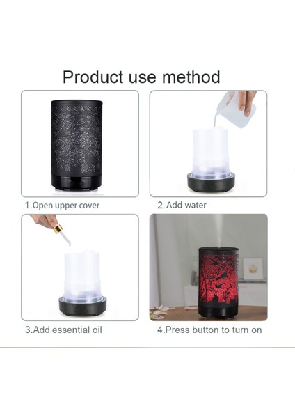 100 ml Ultrasonik Masaüstü Hayvan Nemlendirici ve Aroma Difüzörü (Yurt Dışından) modelleri