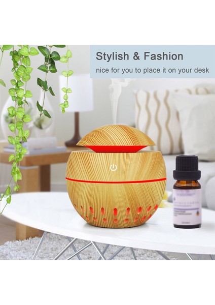 Mini Aromaterapi Difüzörü LED Gece Lambası Nemlendirici - Yatak Odası ve Ofis (Yurt Dışından) fiyatları