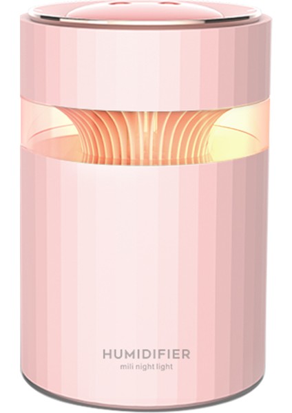 900ML Çift Püskürtmeli Taşınabilir Nemlendirici - Sessiz, Otomatik Kapanışlı, Gece Lambalı USB (Yurt Dışından)