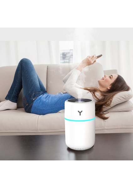 260ML Taşınabilir Nemlendirici, 7 Renkli Gece Lambası, Sessiz USB 2 Sis Modu (Yurt Dışından) fiyatları