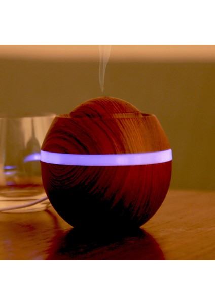 USB Hava Nemlendirici Aromaterapi Difüzörü 7 Renkli LED Gece Lambası (Yurt Dışından) fiyatları
