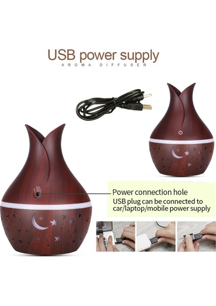 YX-188X Geniş Kapasiteli Renkli LED USB Hava Nemlendirici (Yurt Dışından) indirimleri