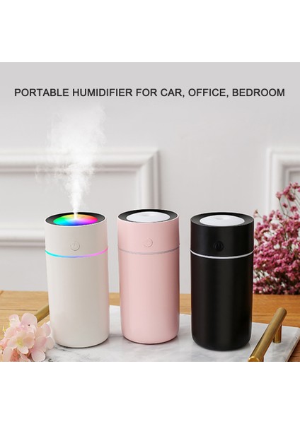 320ML Taşınabilir USB Nemlendirici Kupa 7 Renkli Gece Lambası Filtresiz 10 Saat Zamanlayıcı Otomatik Kapanma (Yurt Dışından) fiyatları