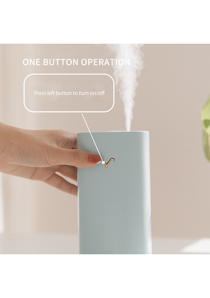 320ML USB Taşınabilir LED Projektörlü Araç Nemlendirici - Otomatik Kapanma, Seyahat Ofis Ev Için (Yurt Dışından) fiyatları