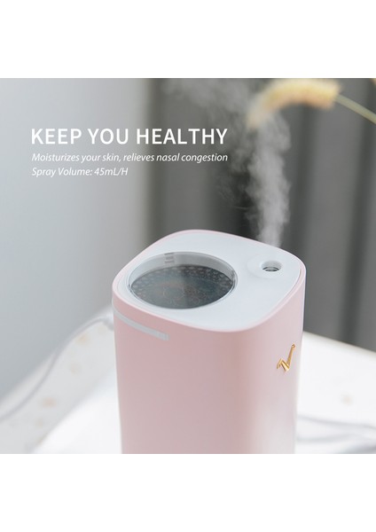 320ML USB Taşınabilir LED Projektörlü Araç Nemlendirici - Otomatik Kapanma, Seyahat Ofis Ev Için (Yurt Dışından) indirimleri
