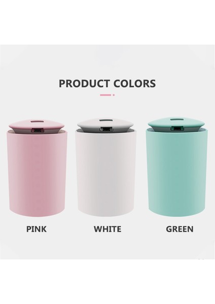 260 ml Sessiz Sis Nemlendirici LED Işık USB Üstten Doldurmalı (Yurt Dışından)