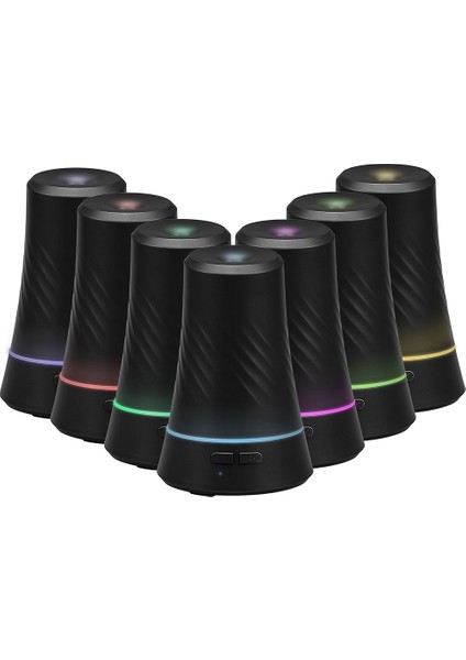 Mini Siyah LED Nemlendirici Gece Lambası (Yurt Dışından)