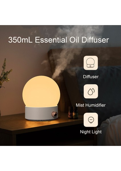 350 ml Uçucu Yağ Difüzörü Nemlendirici Gece Lambası Otomatik Kapama (Yurt Dışından) modelleri