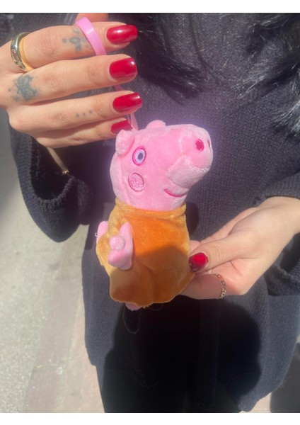Peppa Pig Peluş Anahtarlık Çanta Süsü 1 Adet