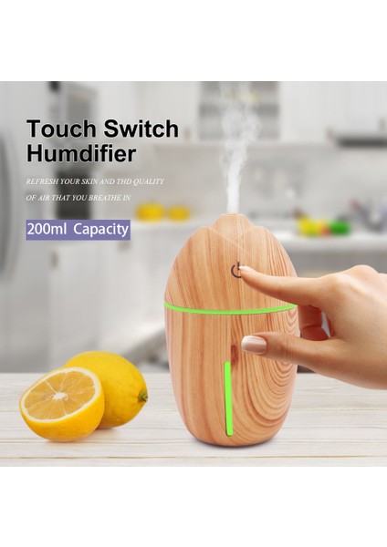 Taşınabilir USB Mini Araç Nemlendirici ve Yağ Difüzörü - Ahşap Desen (Yurt Dışından) indirimleri