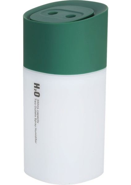 350 ml USB Nemlendirici - Çift Püskürtmeli Renkli Gece Lambası (Yurt Dışından)
