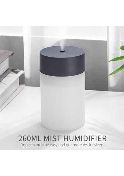 260ML Taşınabilir Araç Nemlendirici ve Esansiyel Yağ Difüzörü - USB Otomatik Kapanma (Yurt Dışından) fırsatları