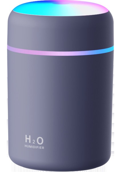 300 ml Gri USB Aromaterapili Araç Nemlendirici ve Hava Temizleyici (Yurt Dışından)