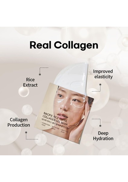 Rice Pepta Collagen Gel Mask - Şeffaflaşan Kolajen Jel Maske fiyatları