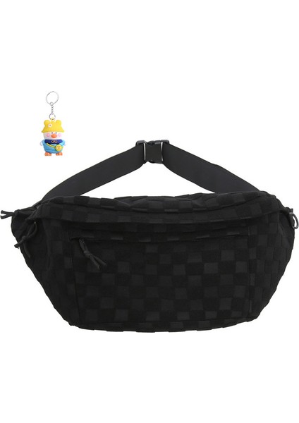 Crossbody Çanta Erkek Üniversite Öğrencileri Büyük Kapasiteli Omuz Çanta Kadın Spor Bel Çanta Gündelik Göğüs (Yurt Dışından)