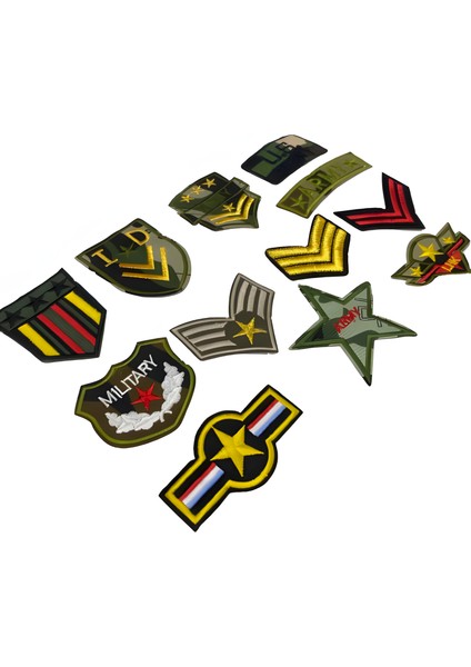 Ütü ile Yapışır Arma, Yama, Aplike, Patch Seti B44
