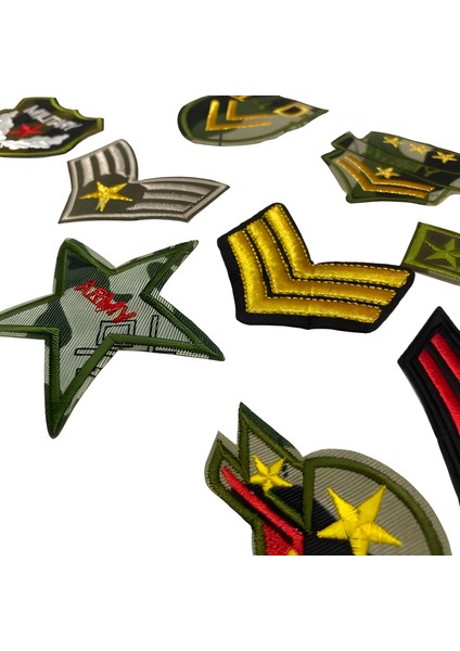 Ütü ile Yapışır Arma, Yama, Aplike, Patch Seti B44