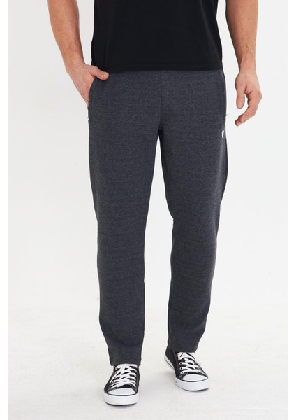 Erkek Polycotton Eşofman Altı Antrasit Melanj 5802-A