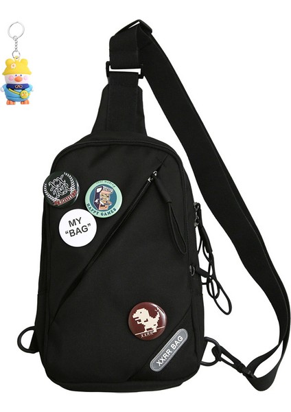 Crossbody Çanta Kadın Spor Eğlence Göğüs Çantası Erkek Küçük Sırt Çantası Tek Omuz Küçük (Yurt Dışından)