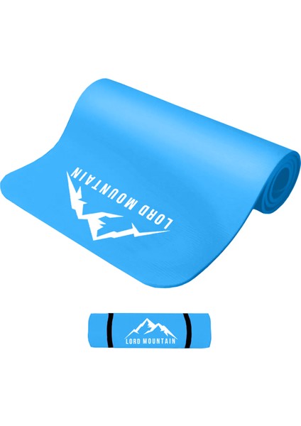 Premium Pilates Yoga Matı,spor Matı,egzersiz Matı,pilates Minderi,kaymaz TABAN,180X55 cm 10 mm Siyah