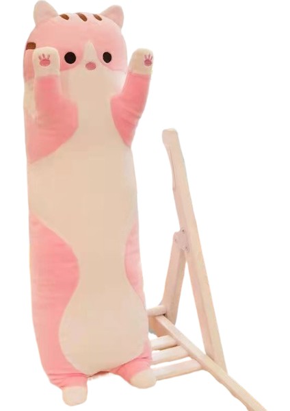 50CM Sevimli Yavru Kedi Uzun Peluş Yastık (Yurt Dışından)