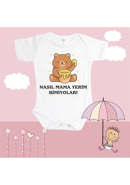 Nasıl Mama Yerim Baskılı Zıbın