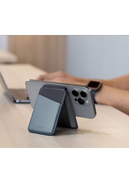 Telefon Modelleri Ile Uyumlu Kartlık Lyden Ds Serisi Vegan Deri Stand Olma Özelliği Rfıd Koruma fırsatları