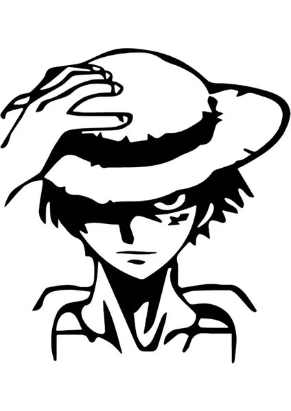 One Piece Monkey Sticker 10 x 11 cm