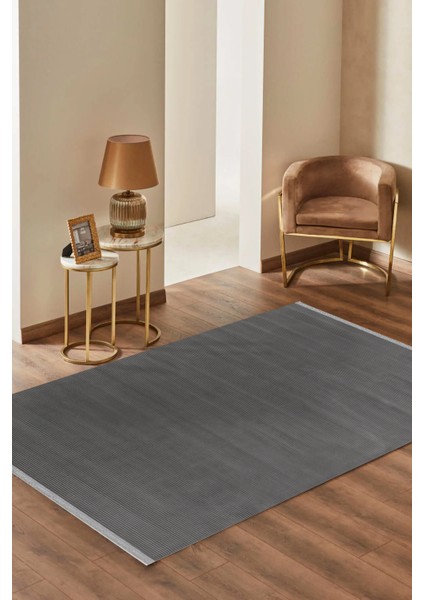 Nevv NV002 Antrasit Hav Toz Vermez Salon Mutfak Koridor Oturma Odası Yolluk Halı