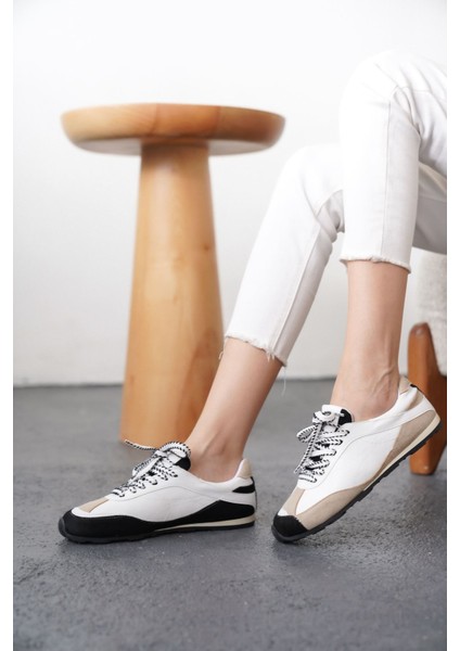 Kadın Boeno Spor Ayakkabı - Beyaz-Siyah fiyatları