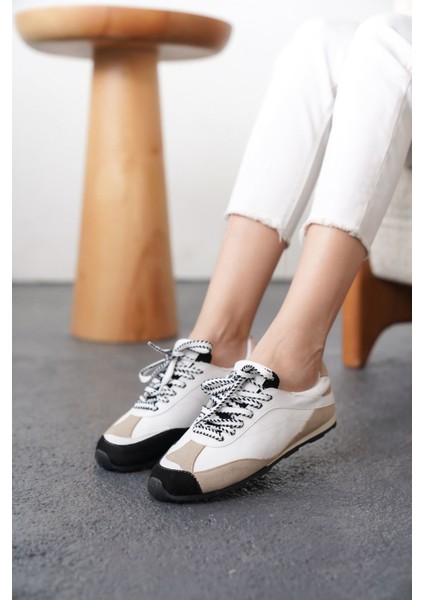 Kadın Boeno Spor Ayakkabı - Beyaz-Siyah modelleri