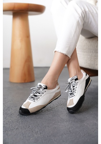 Kadın Boeno Spor Ayakkabı - Beyaz-Siyah fırsatları