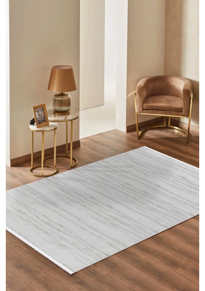 Nevv NV003 Beyaz Hav Toz Vermez Salon Mutfak Koridor Oturma Odası Yolluk Halı