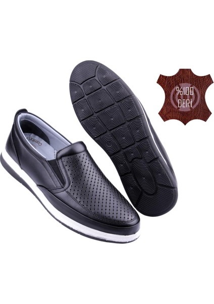 Hakiki Deri Ortopedik Delikli Erkek Günlük Ayakkabı 046 fiyatları