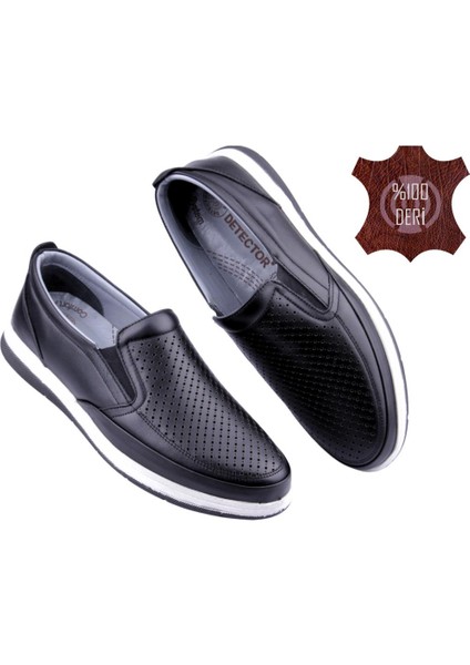 Hakiki Deri Ortopedik Delikli Erkek Günlük Ayakkabı 046 modelleri