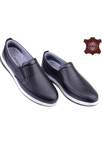 Hakiki Deri Ortopedik Delikli Erkek Günlük Ayakkabı 046 fırsatları