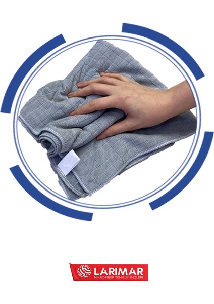 9 Adet Jumbo Boy Mikrofiber Kareli Temizlik Bezi Duvar ve Yer Silme Bezi Sıkılması En Rahat 50*70CM fiyatları