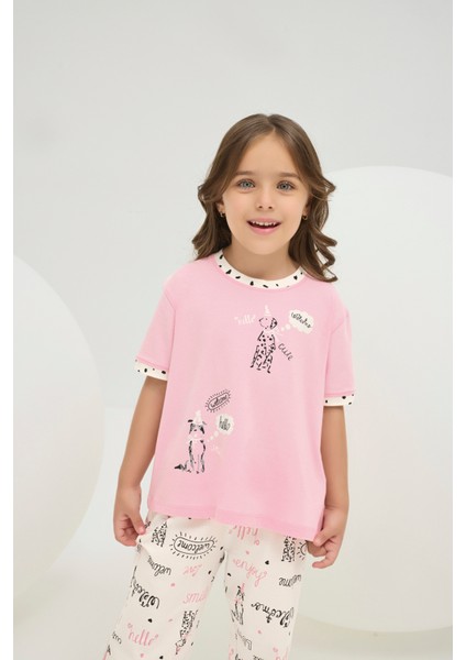 8804 Kız Ç. Baskılı Pijama Takım fiyatları