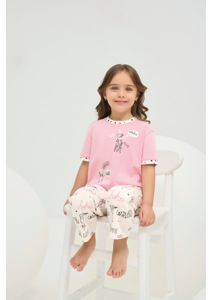 8804 Kız Ç. Baskılı Pijama Takım fırsatları